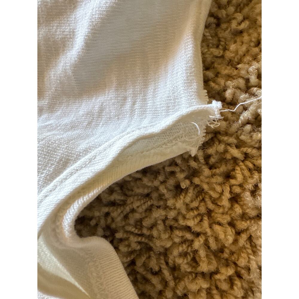 Vtg WWII 40/50’s U.S. Army Air Force Slub Yarn Cotton Single Stitch XS White Tee - Picture 6 of 10